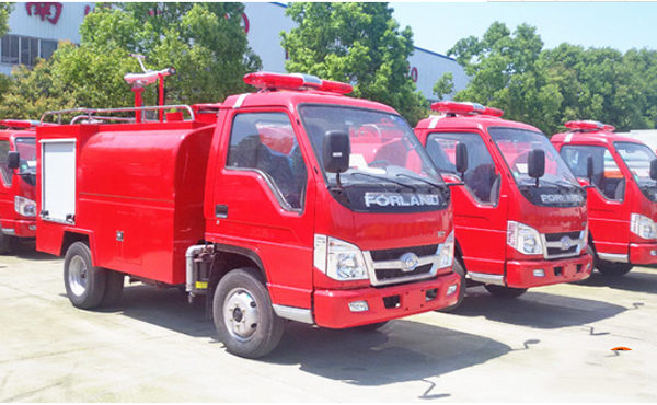 物业小区用消防车-2吨水罐消防